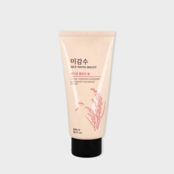 The face shop rice water bright cleansing foam - 300ml