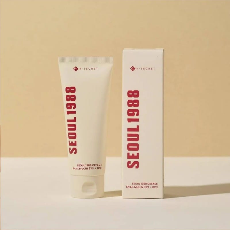 IMG-20251121-WA0058 K-Secret Seoul 1988 Cream : Snail Mucin 93 + Rice -100ml - Image 1